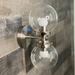 Corrigan Studio® Rada 2 - Light Dimmable Armed Sconce Glass/Metal in Gray | 14 H x 6 W x 8.25 D in | Wayfair 9700B093981845B89591A4CFDEC66463
