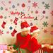 Walplus Merry Christmas Colorful Snowflakes Wall Stickers Home Decor