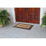 A1HC Natural Coir & Rubber Door Mat, 30x48, Thick Durable Doormats for Outdoor Entrance