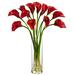 Mini Calla Lily Silk Flower Arrangement - H: 20 In. W: 15 In. D: 15 In.