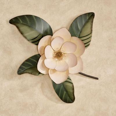Belle Fleur Magnolia Wall Sculpture Cream , Cream