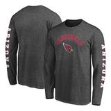 Men's Fanatics Branded Heathered Charcoal Arizona Cardinals Big & Tall City Long Sleeve T-Shirt