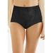 Plus Size Women's Light Control Lace Panel Brief 2-Pack by Bali in Black (Size XL)