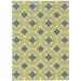 Caspian Indoor/Outdoor Area Rug in Green/ Ivory - Oriental Weavers C8328W073135ST