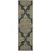 Marina Indoor/Outdoor Area Rug in Black/ Tan - Oriental Weavers M5929K067230ST