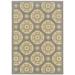 Bali Indoor/Outdoor Area Rug in Grey/ Gold - Oriental Weavers B5863N073135ST