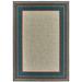 Latitude Indoor/Outdoor Area Rug in Grey/ Teal - Oriental Weavers L8021L200280ST