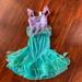 Disney Costumes | Disney Mermaid Costume From Disney Store Size 5/6 | Color: Green/Purple | Size: Osg