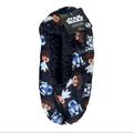 Disney Shoes | Disney’s Star Wars Fuzzy Babba Slipper Socks | Os Fits Most (7-9.5) | Deadstock | Color: Black/White | Size: 7 - 9 1/2