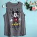 Disney Tops | Disney Mickey Mouse Classic Gray Tank Top | Color: Gray | Size: S