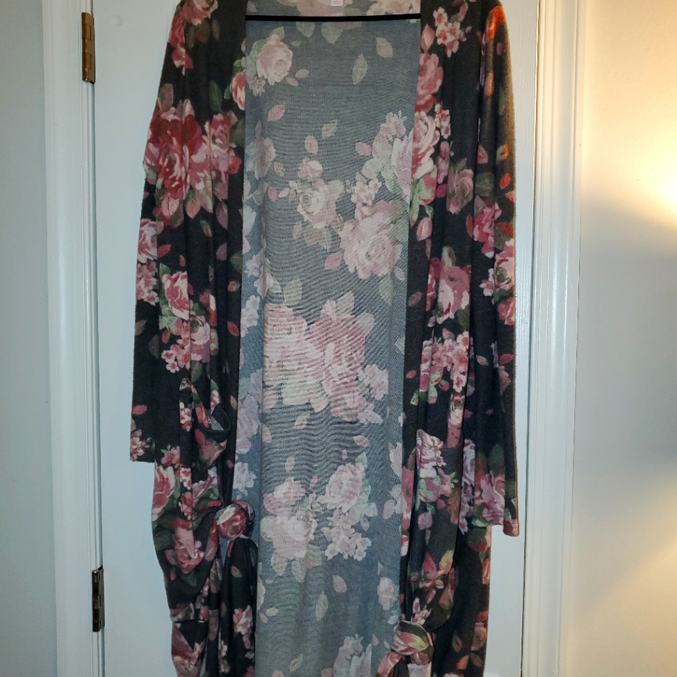Lularoe Sweaters | Gorgeous Lularoe Sweater Duster! | Color: Gray | Size: M