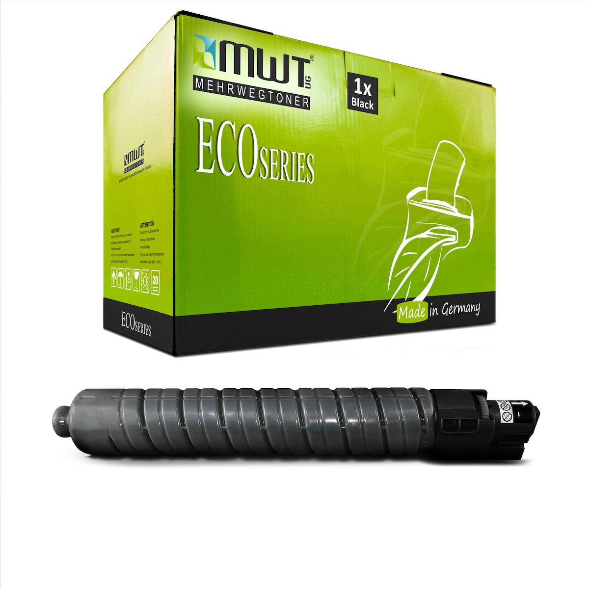 1 Mehrwegtoner kompatible Lasertoner ersetzt Ricoh 841651 Schwarz Image