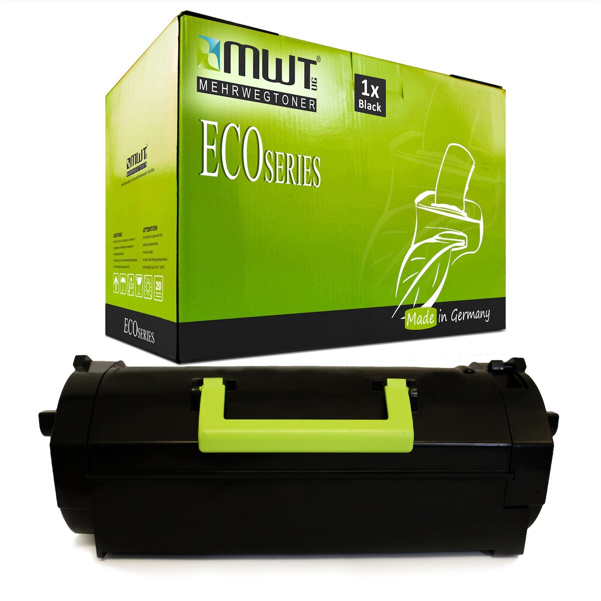 1 Mehrwegtoner kompatible Lasertoner ersetzt Dell 593-11194 03YNJ Schwarz Image