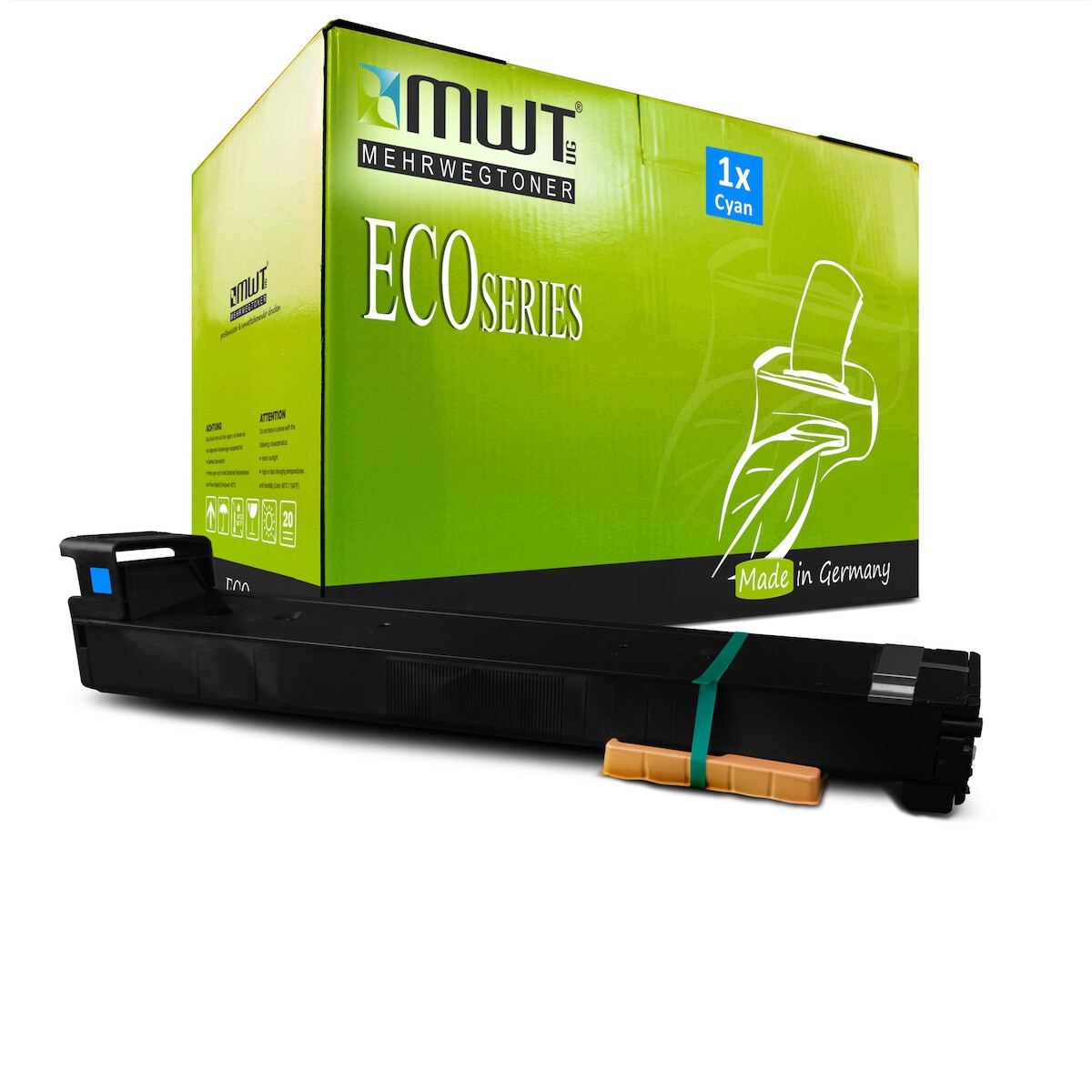 1 Mehrwegtoner kompatible Lasertoner ersetzt HP CF301A 827A Cyan Image