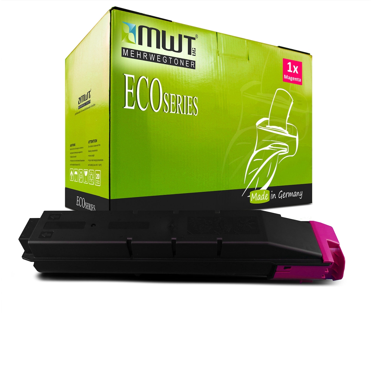 1 Mehrwegtoner kompatible Lasertoner ersetzt Utax 653010014 Magenta Image