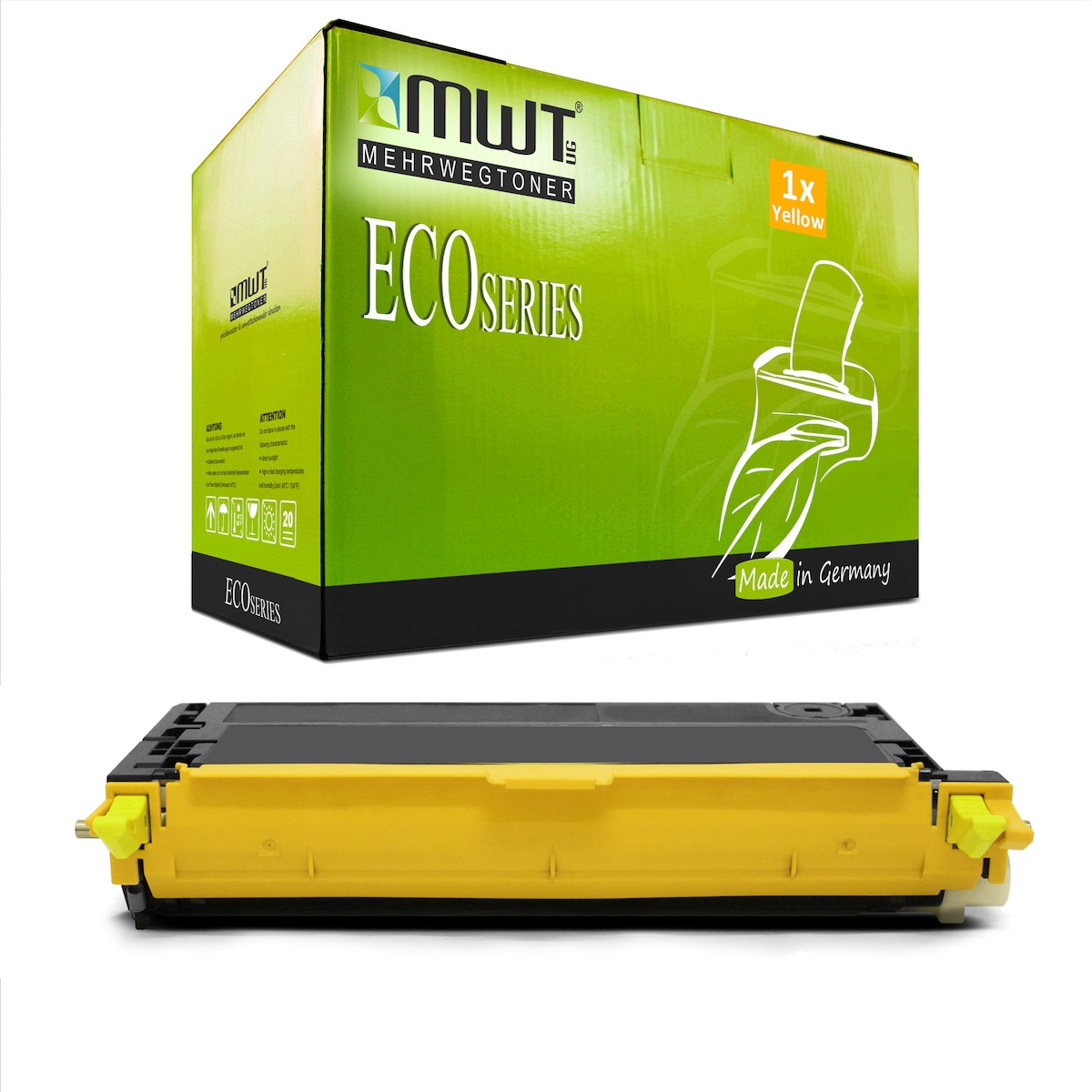1 Mehrwegtoner kompatible Lasertoner ersetzt Fuji Xerox CT350677 Yellow Image