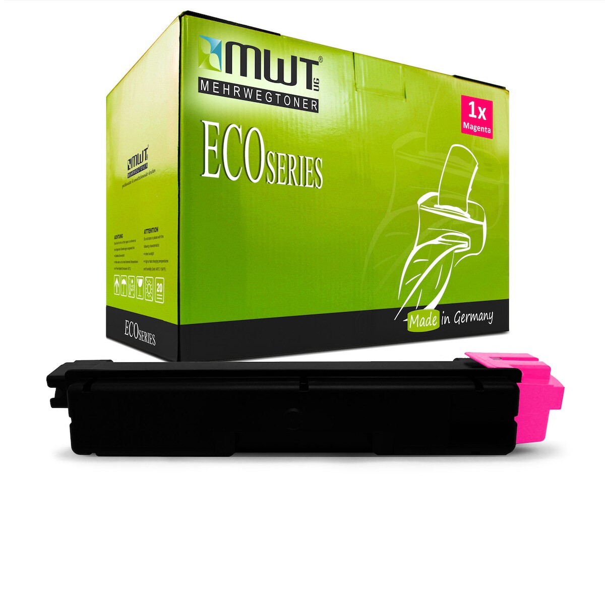 1 Mehrwegtoner kompatible Lasertoner ersetzt Triumph-Adler PK5011M 1T02NRBUT0 Magenta Image