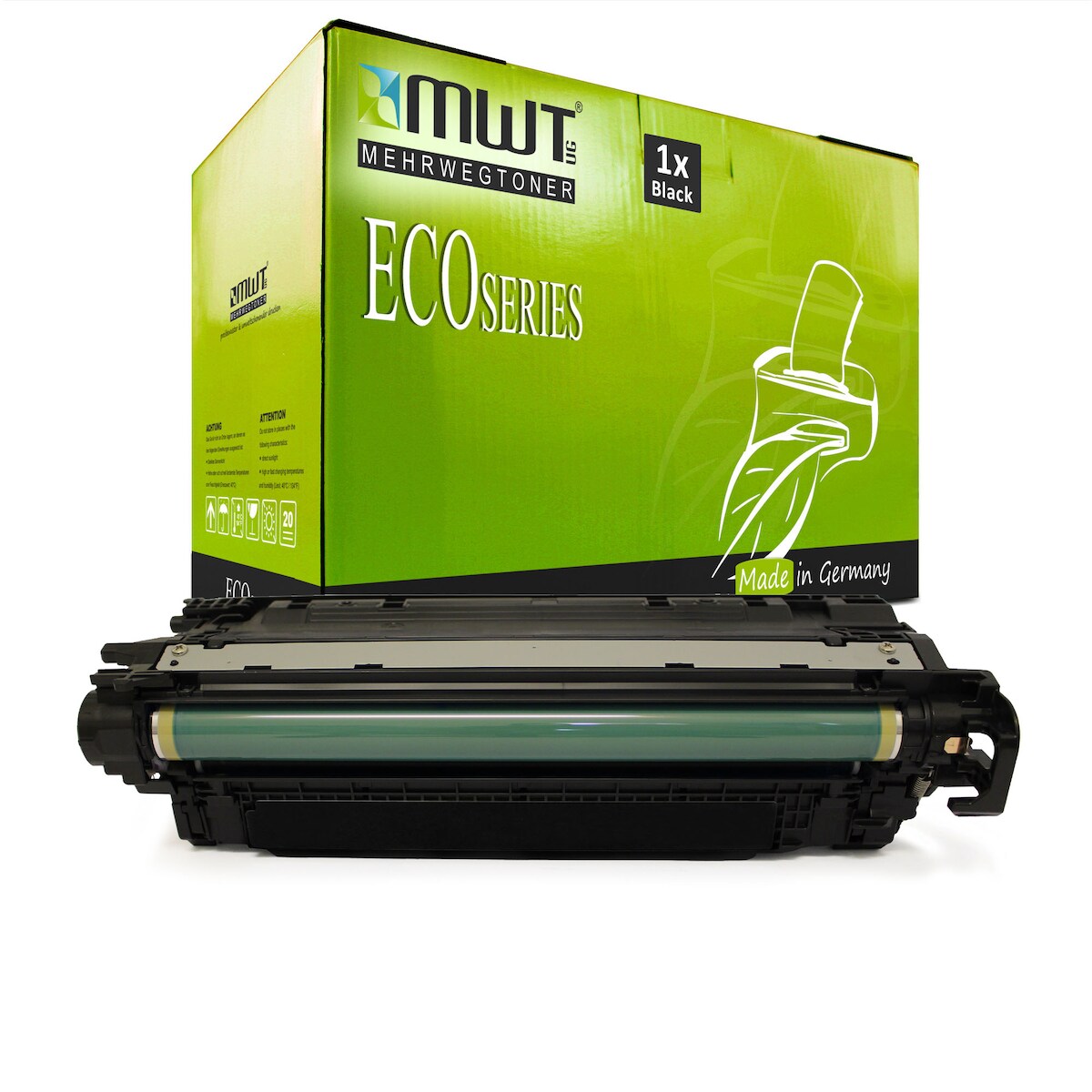 1 Mehrwegtoner kompatible Lasertoner ersetzt HP CF360A 508A Schwarz Image