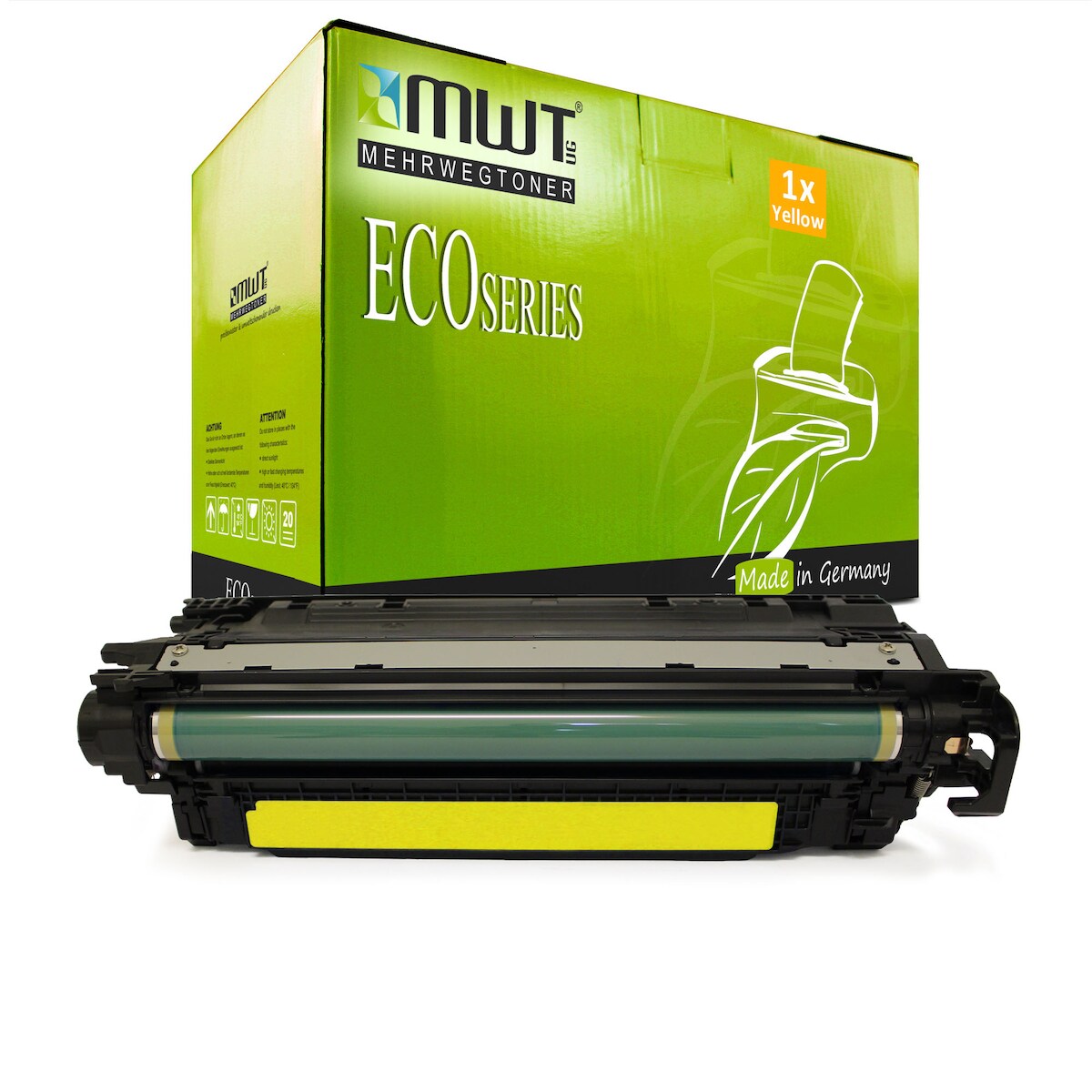 1 Mehrwegtoner kompatible Lasertoner ersetzt HP CF36 508X Yellow Image