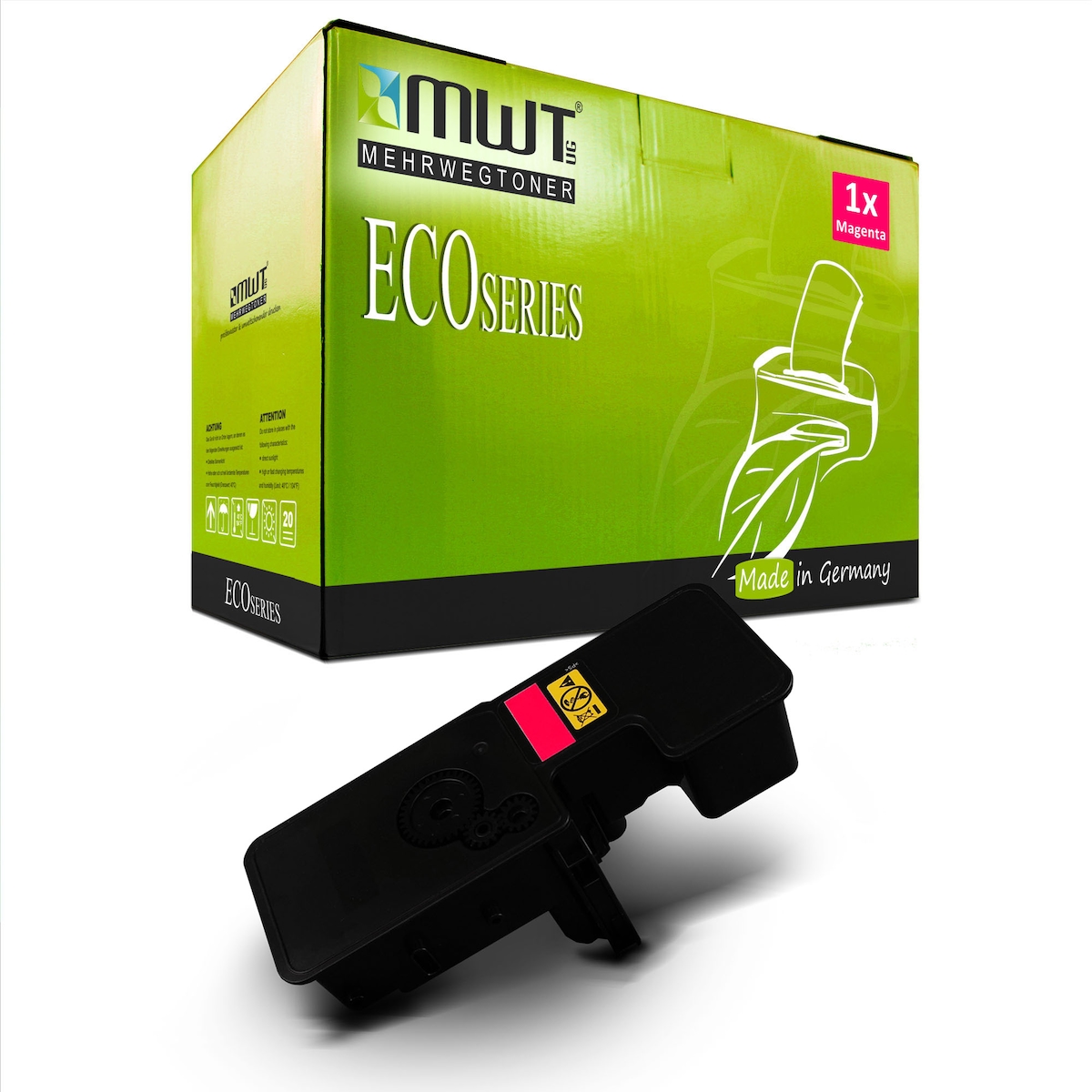 1 Mehrwegtoner kompatible Lasertoner ersetzt Utax PK5015M 1T02R7BUT0 Magenta Image