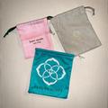 Kate Spade Jewelry | Kendra Scott & Kate Spade Dust Bags | Color: Gray | Size: Os