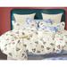 Red Barrel Studio® Off White/Red/Green Standard Cotton Piece Comforter Set Polyester/Polyfill/Cotton in Green/Red | Wayfair