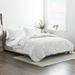 Steelside™ Rylan Distressed Field Down-Alternative Comforter Set Polyester/Polyfill/Microfiber in White | King Comforter + 2 King Shams | Wayfair