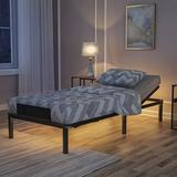 Alwyn Home Fritsch 10.8" Zero Gravity Adjustable Bed w/ Wireless Remote, Steel | 10.8 H x 37.5 W x 79.5 D in | Wayfair