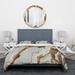 Designart 'Natural Onyx Texture' Mid-Century Modern Bedding Set - Duvet Cover & Shams