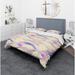 Designart 'Imprints of Flying Bird Feathers' Southwestern Bedding Set - Duvet Cover & Shams