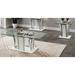 del Rio Modern Glass Top 2-Piece Accent Table Set by Furniture of America