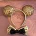 Disney Accessories | Mickey 90th Minnie Ears | Color: Black/Gold | Size: Os