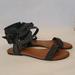 Jessica Simpson Shoes | Jessica Simpson Black Studded Gladiator Sandals | Color: Black/Silver | Size: 7