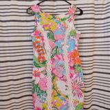 Lilly Pulitzer Dresses | Lily Pulitzer Mini Dress, Size 4, Multicolored | Color: Blue/Pink | Size: 4