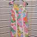 Lilly Pulitzer Dresses | Lily Pulitzer Mini Dress, Size 4, Multicolored | Color: Blue/Pink | Size: 4