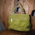 Coach Bags | Coach Green Suede Leather Purse #J043 - 5007 | Color: Green/White | Size: Os