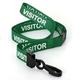 CKB Ltd Visitor LANYARDS Breakaway Safety Lanyard Neck Strap Swivel Plastic Clip for ID Card Holder - Pull Quick Release Design (Pack of 100, Green)