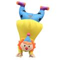 Deeabo Handstand Inflatable Clown Costume, Carnival Inflatable Clothing Funny Clown Costume Party Costume Fancy Dress Cosplay Outfit Adult Easter Costume, 150-190CM Yellow