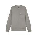 Lyle & Scott Men's Tech Pocket Sweatshirt Mid Grey Marl XXL