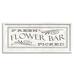 Stupell Industries Fresh Picked Flower Bar Sign Vintage Boutique Florals Oversized White Framed Giclee Texturized Art By Daphne Polselli | Wayfair