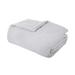 Serta Supersoft Cooling Lightweight Blanket, Microfiber Wrinkle Resistant Throw Blanket Polyester in Gray | Queen | Wayfair 11711600101