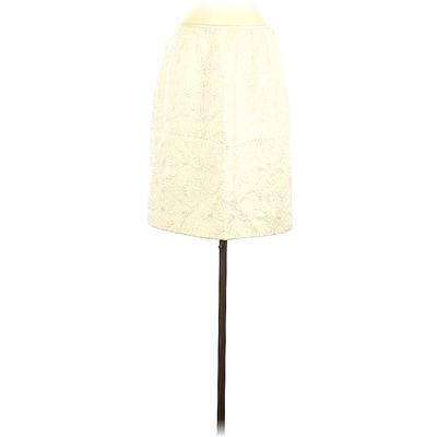 Le Suit Casual Mini Skirt Mini: Ivory Bottoms - Women's Size 10 Petite