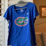 Nike Tops | Gators Ladies Fit T-Shirt Nike Excellent Condition | Color: Blue | Size: L