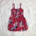 American Eagle Outfitters Dresses | Last Call Red Floral Dress | Color: Blue/Red | Size: S