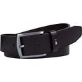 Tommy Hilfiger - Men's Belt - Denton Leather 3.5 - Tommy Hilfiger Mens Belt - TH Logo Belt - Brown Belt Belt - Testa Di Moro - Belt Size 95