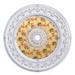 Artistry Lighting, Round 60" Antique White Ceiling Medallion Vintage Floral Center (ART15-CF1-096) - 60 Inches