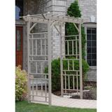 DuraTrel Wellington 50" x 28" x 82" Mocha Vinyl Arbor