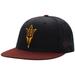 Men's Top of the World Black/Maroon Arizona State Sun Devils Team Color Two-Tone Fitted Hat