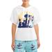 Disney Intimates & Sleepwear | Disney Aladdin Hooded Hoodie T-Shirt Pajamas Sleep Top Ladies Xs 0 2 Oversized | Color: White | Size: Xs