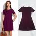 Madewell Dresses | Madewell Plum Gallerist Ponte Dress With Pockets Size 0 | Color: Purple | Size: 0